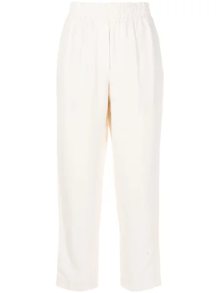 Pantaloni Brunello Cucinelli de in alb