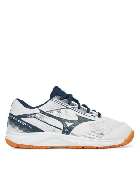 Mizuno Batai uždaroms aikštelėms Cyclone Speed 5 JR balta