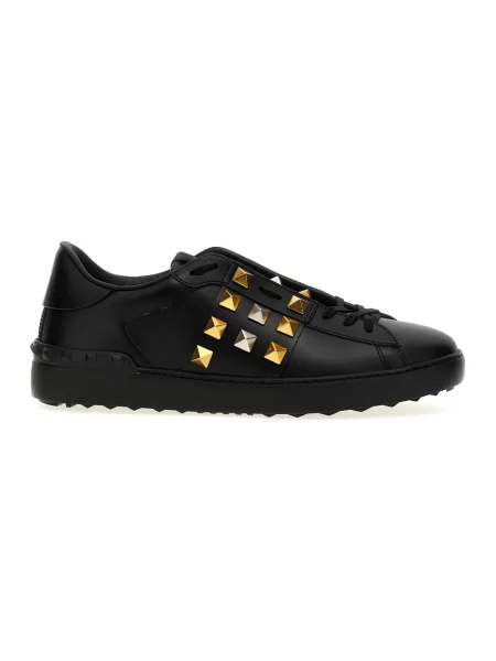 Sneakersy Valentino Garavani skórzane czarne