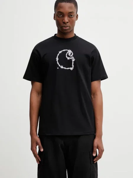 Carhartt WIP S/S Barbwire C T-Shirt чорна