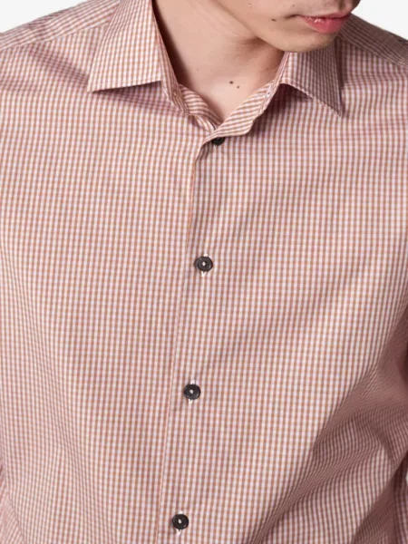 Καρό πουκάμισο Paul Smith πορτοκαλί