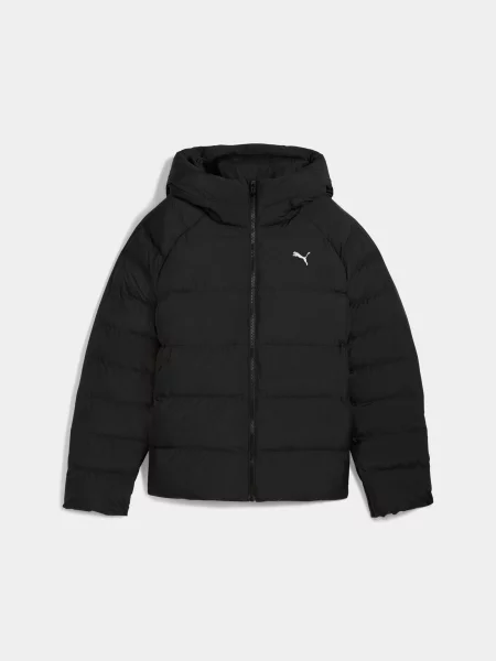 Демісезонна куртка PUMA Mono Hooded Jacket комбінований верх чорний