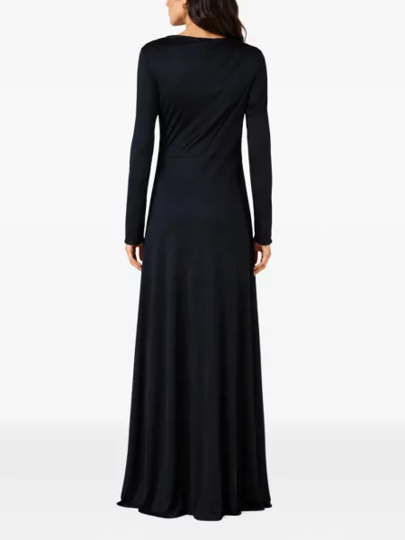 Lung rochie maxi Fabiana Filippi drapată albastru
