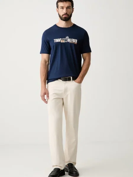 Tommy Hilfiger kratka majica modra