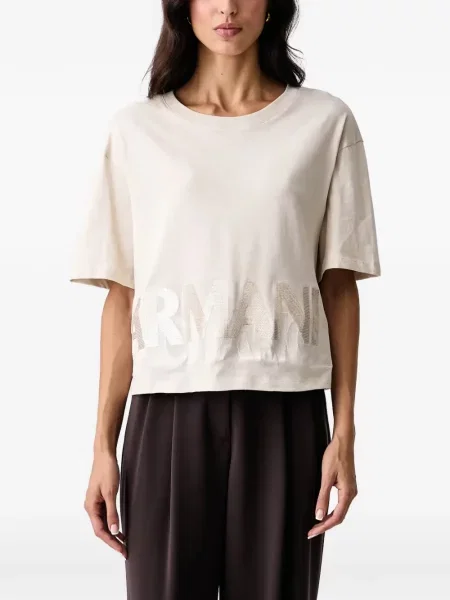 Tricou Armani Exchange cu paiete