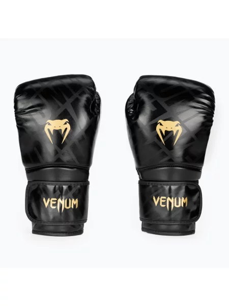 Rękawice bokserskie Venum Contender XT Boxing black/gold czarne