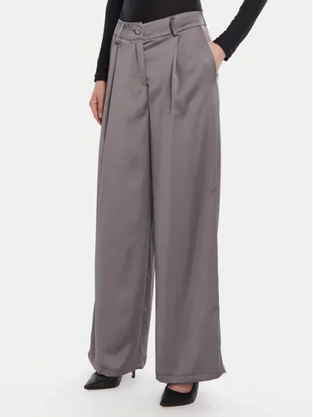 Rinascimento Штани палаццо Wide Leg сірий