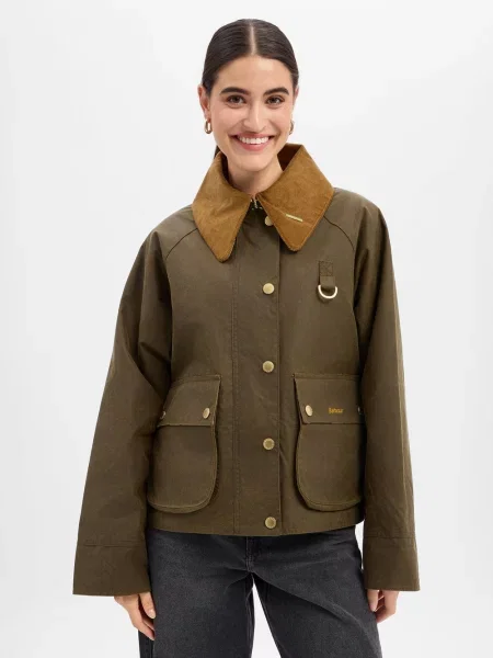 Woskowana kurtka Barbour zielona