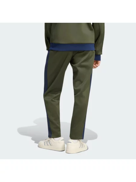 PIKÉ SPORTOVNÍ KALHOTY PO KOTNÍKY S ROVNÝM STŘIHEM OTEVŘENÝM LEMEM STADIUM modré