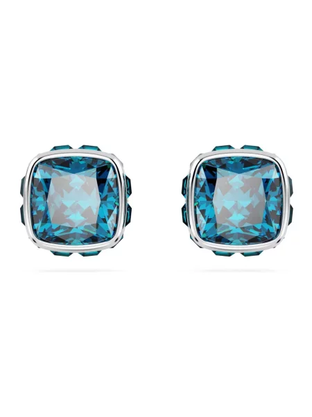 Kolczyki Swarovski szare