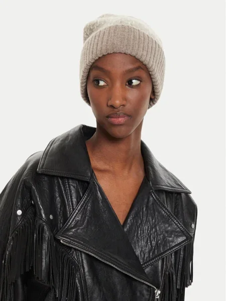 Calvin Klein Căciulă Monogram Fold bej