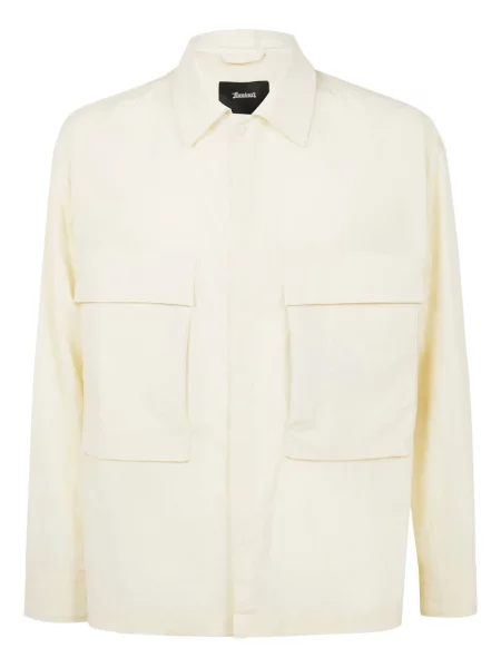 Jachetă cămașă Herno alb