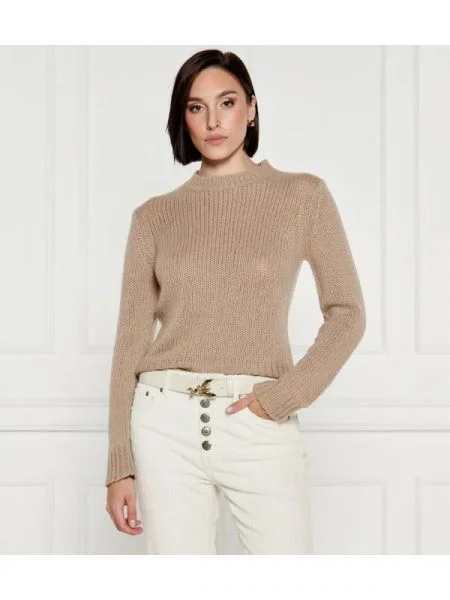 Weekend MaxMara Kasmír kötött pulóver barna