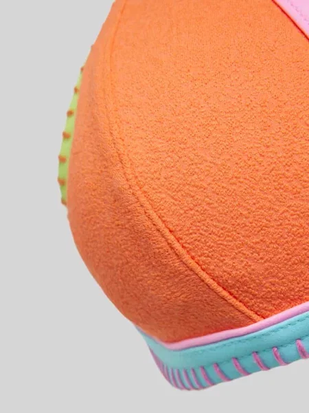 Zestaw bikini z fakturowanym wzorem model ‘TANEOFIABA SANTACOLOR’ Banana Moon pomarańczowy