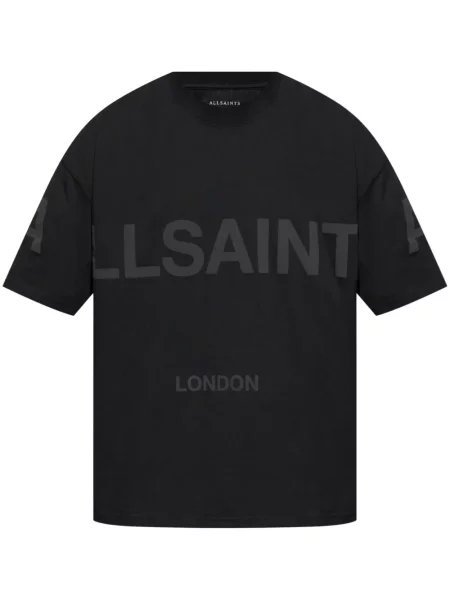 Marškinėliai Allsaints juoda