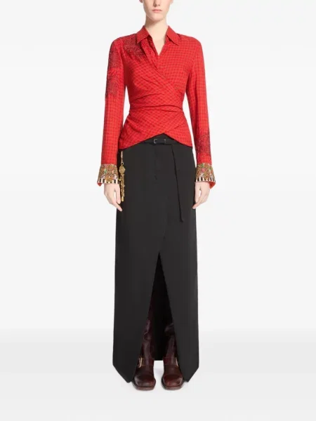 Lung fustă Dries Van Noten negru