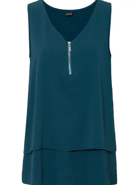 Top Bonprix niebieski