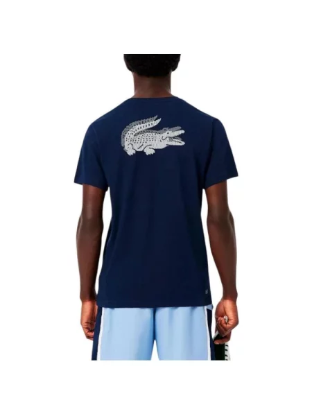 Lacoste T-shirt Tamnoplava plava