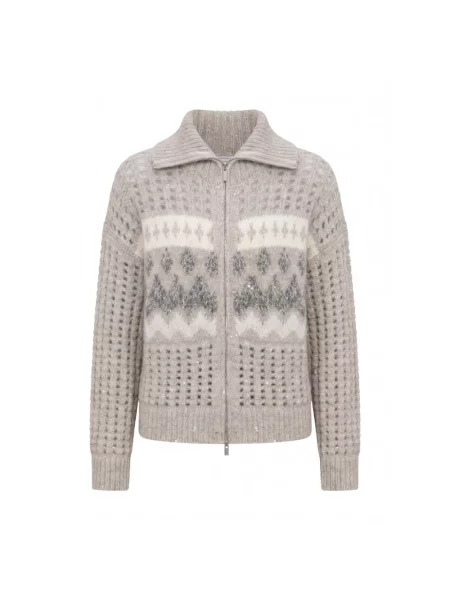 Lekki sweter Peserico szary