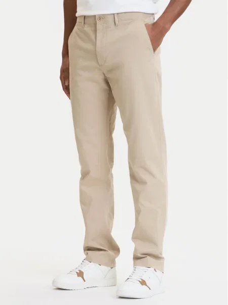 Tommy Hilfiger Pantaloni chino Denton Essential Straight Fit bej