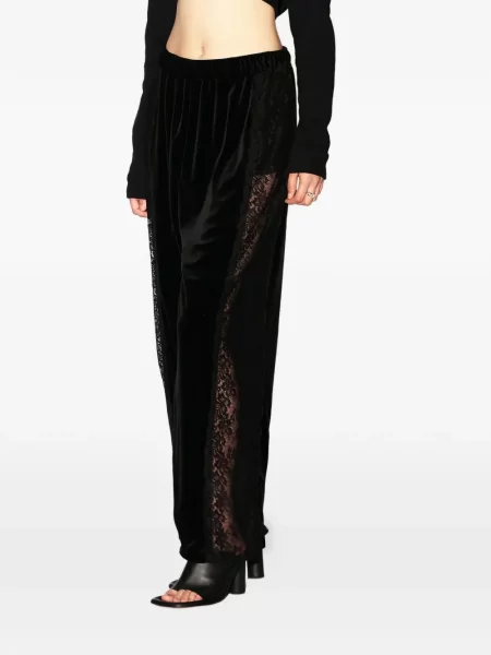 Pantaloni Ambush din dantelă negru