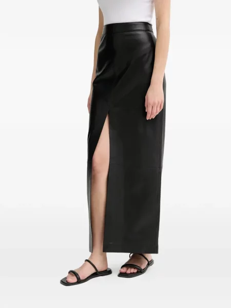 Fusta maxi Filippa K cu crăpătură negru