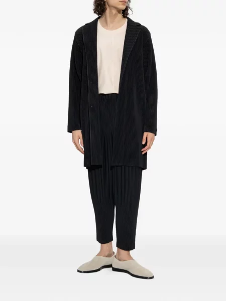 Παλτό Homme Plissé Issey Miyake μαύρο