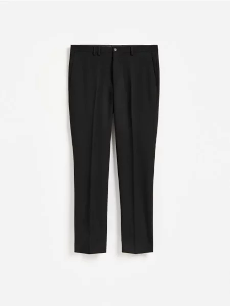 Reserved Pantaloni clasici slim negru