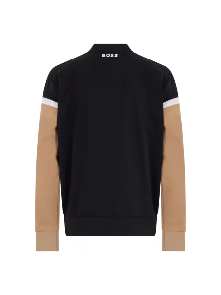 Sweter Boss z kapturem czarny