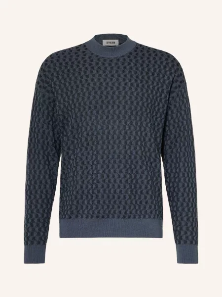 Drykorn Sweter Valdrik blau granatowy