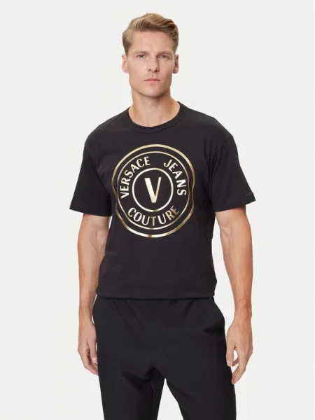 Tričko Versace Jeans Couture černé