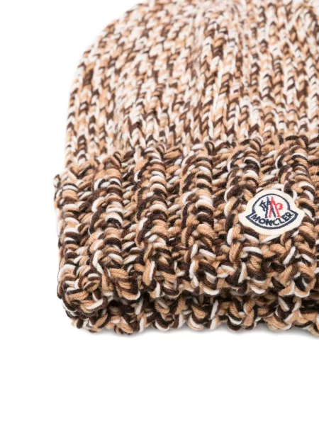 Căciulă Moncler de lână maro