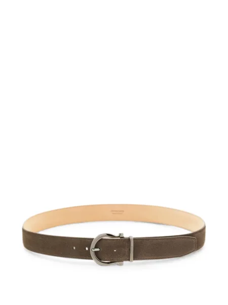 Cu centură curea Ferragamo maro