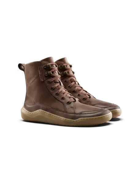 Botki Vivobarefoot brązowe