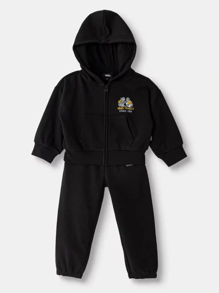 Vans compleu de trening pentru copii cu Checker Bros FZ Set negru