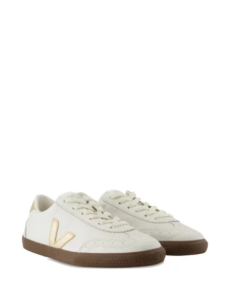 Sneakerși Veja Volley din piele alb
