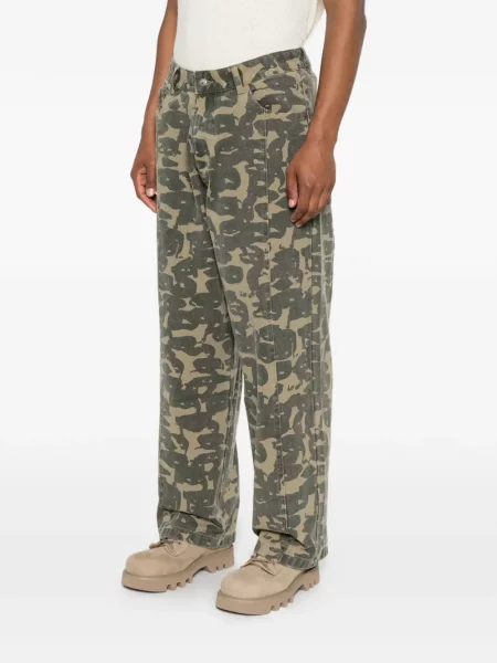 Blugi cu picior larg Kidsuper verde