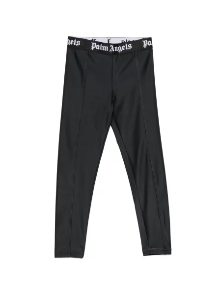 Legginsy dziecięce Palm Angels czarne
