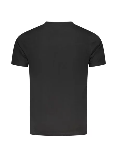 Tricou Cavalli Class cu imagine cu model leopard negru