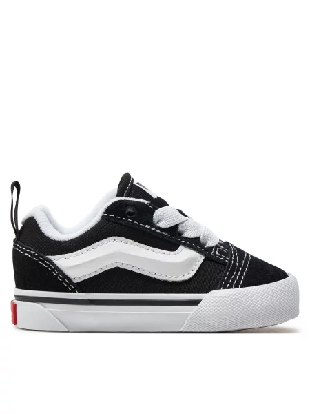 Πάνινα παπούτσια Vans Knu Skool Elastic Lace Μαύρο λευκό