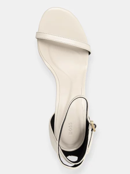 BOSS босоніжки на високих шкіряні Gracey