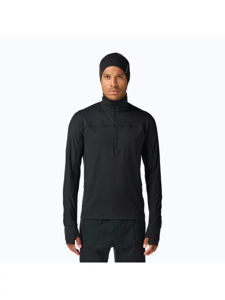 Tricou termoactiv pentru bărbați Rossignol Half Zip First Layer black negru