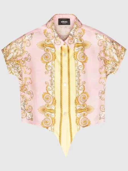 Детская блузка Versace розовая