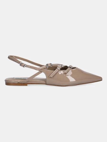 Балетки Steve Madden с открытой пяткой коричневые