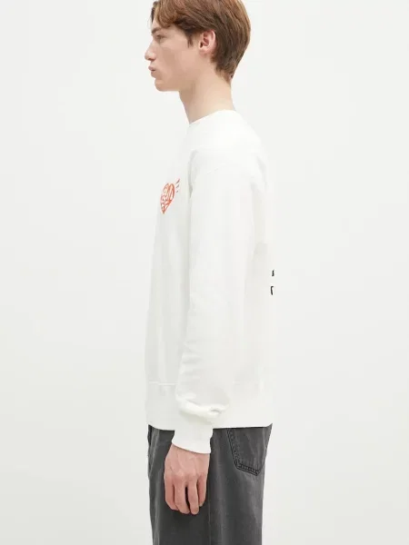 Human Made hanorac de TSURIAMI SWEATSHIRT bărbați cu imprimeu alb