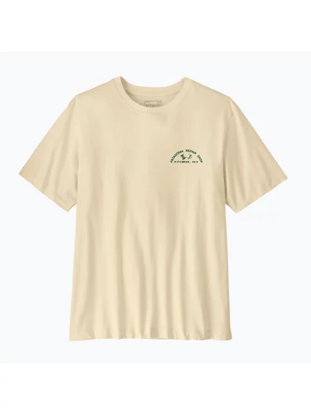 Tricou pentru bărbați Patagonia Repair Shop undyed natural
