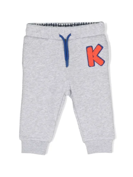 Legginsy dziecięce Kenzo szare