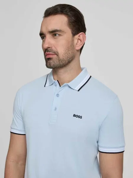 Koszulka polo o kroju regular fit z czystej bawełny model „PADDY” Boss Green