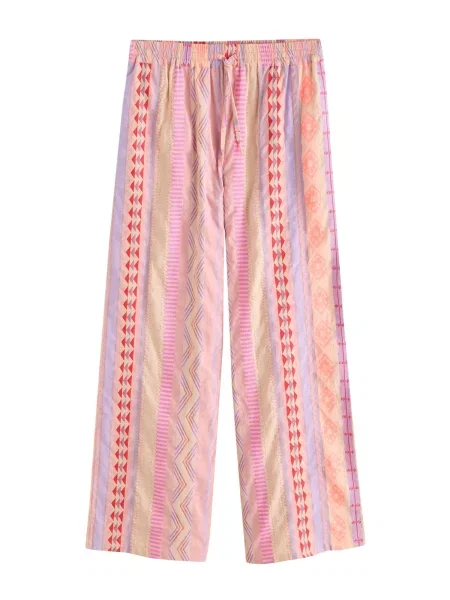 Next Pantaloni / mov deschis / roz / roșu bej