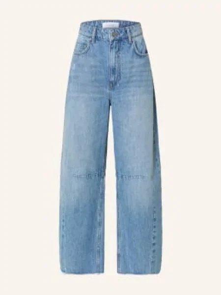 Rich & Royal Džíny Barrel denim blue modré